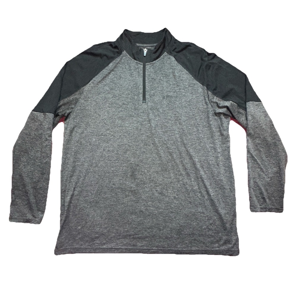Alaskan Hardgear Duluth Trading Mens XL Black Quarter Zip Lightweight LS Shirt